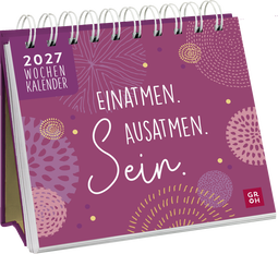 Produktbild von Mini-Wochenkalender 2027: Einatmen. Ausatmen. Sein.