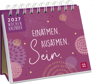 Produktbild von Mini-Wochenkalender 2027: Einatmen. Ausatmen. Sein.