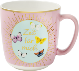 Produktbild von Blütenträume Kaffeebecher "Zeit für mich", 350 ml