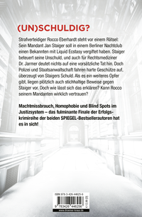 Zusatzmaterial 9783426446256 U4 von Der zweite Verdächtige: Justiz-Krimi von Florian Schwiecker, Prof. Dr. Michael Tsokos