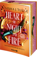 Buchcover von Heart of Night and Fire: Das Nachtfeuer-Quartett 1 von Nisha J. Tuli