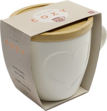 Produktbild von COZY Tasse mit Bambusdeckel (weiß)