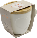 Produktbild von COZY Tasse mit Bambusdeckel (weiß)
