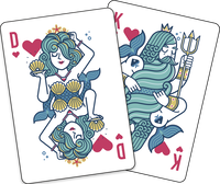 Zusatzmaterial PA 4036442012444 innen 011 von Ahoi! 55 Spielkarten mit Motiven von der Küste: Poker, Skat, Mau-Mau & Co. von Dario Genuardi