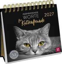 Produktbild von Postkartenkalender 2027: Inspirierende Worte für Katzenfreunde