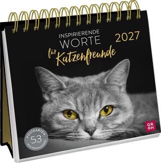 Produktbild von Postkartenkalender 2027: Inspirierende Worte für Katzenfreunde