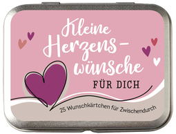 Produktbild von Kleine Herzenswünsche für dich: 25 Wunschkärtchen für zwischendurch