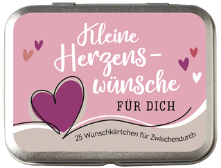 Produktbild von Kleine Herzenswünsche für dich: 25 Wunschkärtchen für zwischendurch