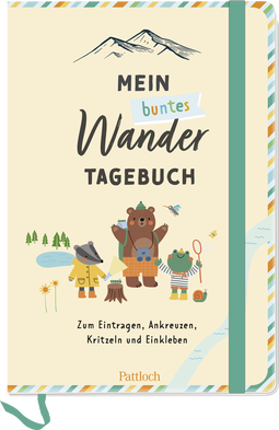 Produktbild von Mein buntes Wandertagebuch: Zum Eintragen, Ankreuzen, Kritzeln und Einkleben