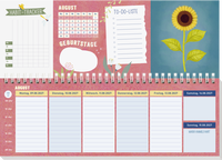 Zusatzmaterial PA 4036442015018 innen 012 von Tischkalender 2027 quer: Lebe wild und voller Wunder von Emily Claire Völker