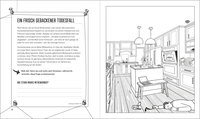 Zusatzmaterial PA 978 3 8485 0383 4 innen 013 von Das Haus der rätselhaften Morde: Ausmalen, entdecken und Fälle lösen von Alessandra Santelli