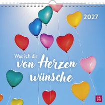 Produktbild von Wandkalender 2027: Was ich dir von Herzen wünsche