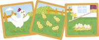 Zusatzmaterial PA 4260308345357 innen 011 von Wer ist da auf dem Bauernhof?: Mein Tier-Memo mit 15 Trio-Motiven von Sandra Kissling