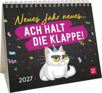 Produktbild von Mini-Kalender 2027: Neues Jahr neues … ach halt die Klappe!