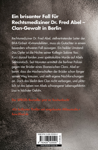 Zusatzmaterial 9783426525500 U4 von Zerrissen: True-Crime-Thriller von Prof. Dr. Michael Tsokos