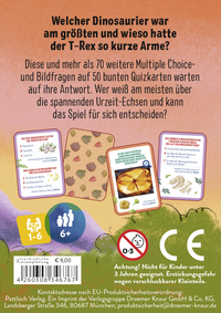 Zusatzmaterial 4260308346767 U4 von Das Quiz für kleine Forscher – Dinosaurier von Klara Wiesel, Katharina Staar