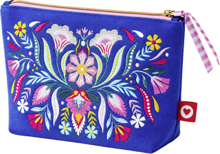 Produktbild von Fiesta del Sol Accessoirestasche bestickt, 18 x 24 cm, königsblau