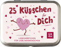 Produktbild von 25 Küsschen für Dich: Liebeskärtchen für Lieblingsmenschen