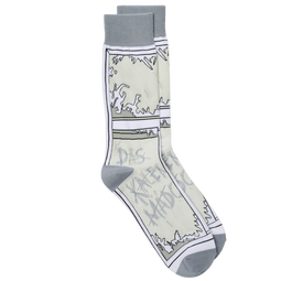 Buchcover von Sebastian Fitzek-Socken "Das Kalendermädchen" Größe 41 - 46