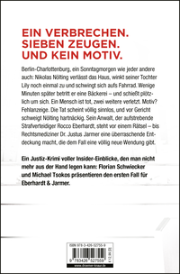 Zusatzmaterial 9783426527559 U4 von Die siebte Zeugin: Justiz-Krimi von Florian Schwiecker, Prof. Dr. Michael Tsokos