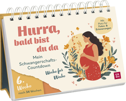 Produktbild von Hurra, bald bist du da: Mein Schwangerschafts-Countdown Woche für Woche von Julia Buck