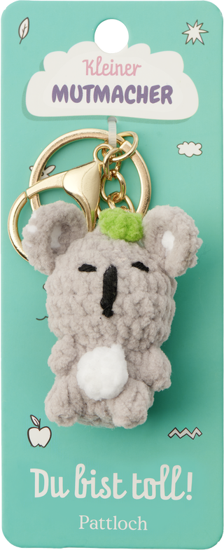 Produktbild von Kleiner Mutmacher, Schlüsselanhänger Koala: Du bist toll!