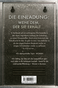 Zusatzmaterial 9783426519493 U4 von Die Einladung: Psychothriller von Sebastian Fitzek