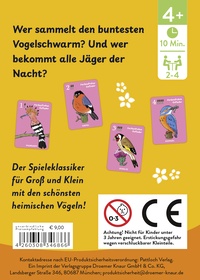 Zusatzmaterial 4260308346866 U4 von Piep, piep, hurra!: Mein lustiges Vogel-Quartett von Nora Fuchs
