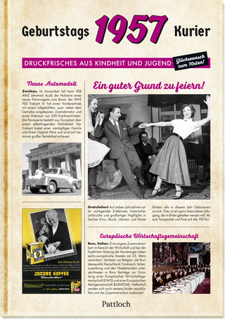 Produktbild von 1957 - Geburtstagskurier: Druckfrisches aus Kindheit und Jugend