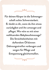 Zusatzmaterial PA 4036442010051 innen 014 von Fröhlich schwanger: Übungen und Tipps für werdende Mamas. 50 Affirmationskarten, die motivieren und Kraft schenken