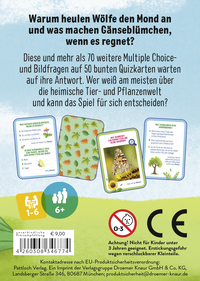 Zusatzmaterial 4260308346774 U4 von Das Quiz für kleine Forscher – Natur von Klara Wiesel, Katharina Staar