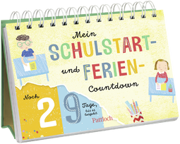 Produktbild von Mein Schulstart- und Ferien-Countdown: Ein tierisch guter Wochenkalender