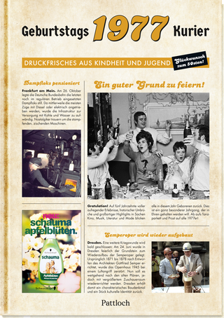 Produktbild von 1977 - Geburtstagskurier: Druckfrisches aus Kindheit und Jugend
