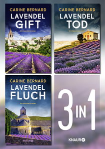 Buchcover von Die Lavendel-Morde Band 1-3. Das Provence-Krimi-Bundle: Lavendel-Tod, Lavendel-Gift & Lavendel-Fluch. Cosy Crime im malerischen Südfrankreich von Carine Bernard