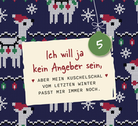 Zusatzmaterial PA 978 3 8485 0311 7 innen 011 von All I want for Christmas is ... Ruhe!: 24 humorvolle Sprüche für den Advent