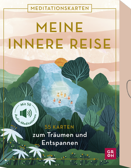 Produktbild von Meditationskarten: Meine innere Reise: 55 Karten zum Träumen und Entspannen von Alison Davies