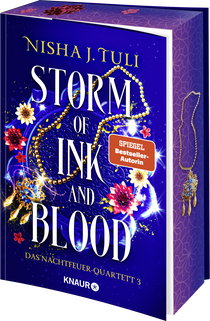 Buchcover von Storm of Ink and Blood: Das Nachtfeuer-Quartett 3 von Nisha J. Tuli