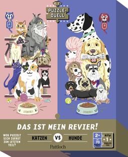 Produktbild von Puzzle-Duell – Das ist mein Revier!: Wer puzzelt sich zuerst zum letzten Teil? von Ridley’s Games