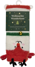 Produktbild von Weihnachtswunderland, Couch-Flauschsocken, Rentier, Größe 36-41