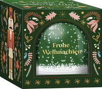 Produktbild von Weihnachtswunderland, Schneekugel groß zum Selbstgestalten: Frohe Weihnachten / Nussknacker