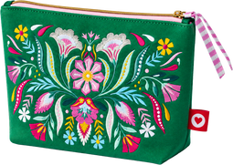 Produktbild von Fiesta del Sol Accessoirestasche bestickt, 18 x 24 cm, grün