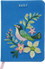 Produktbild von Taschenkalender A6 2027: Vogel und Blüten, bestickt, blau