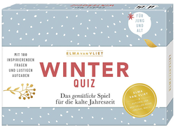 Produktbild von Erzähl mal! Winterquiz: Das gemütliche Spiel für die kalte Jahreszeit. Mit 100 inspirierenden Fragen und lustigen Aufgaben von Elma van Vliet