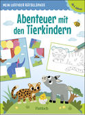 Produktbild von Mein lustiger Rätselspaß – Abenteuer mit den Tierkindern: Rätselblock für Kinder ab 4 Jahren