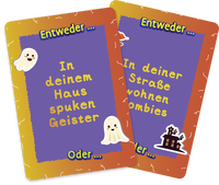 Zusatzmaterial PA 4260308346163 innen 013 von Entweder – Oder? Jetzt wird’s gruselig!: Ein Kartenspiel für Kinder