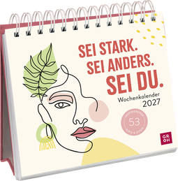 Produktbild von Wochenkalender 2027: Sei stark. Sei anders. Sei DU. von Kristin Funk