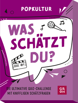 Produktbild von Was schätzt du? – Popkultur: Die ultimative Quiz-Challenge mit kniffligen Schätzfragen von Marianne Huber