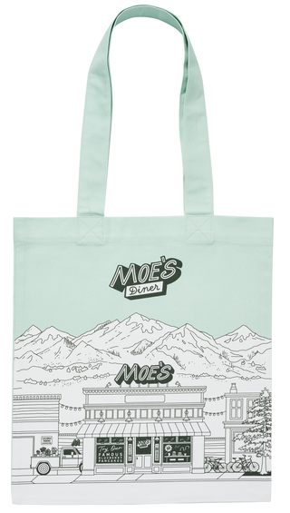Buchcover von Main Street Tote Bag »Green Valley Moe’s Diner«: Green Valley Main Street Bag 4