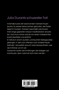 Zusatzmaterial 9783426639429 U4 von Mörderische Tage: Julia Durant ermittelt von Andreas Franz