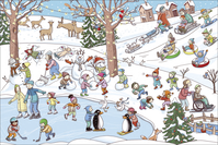 Zusatzmaterial PA 978 3 629 01030 8 innen 011 von Wichtelzauber bei Familie Schneeberger: Ein Wimmelbuch mit Geschichte von Barbara Korthues